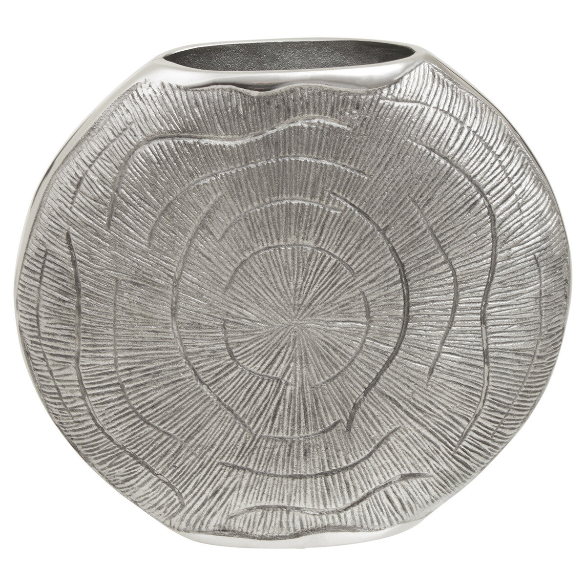 Silva Large Oak Silver Vase