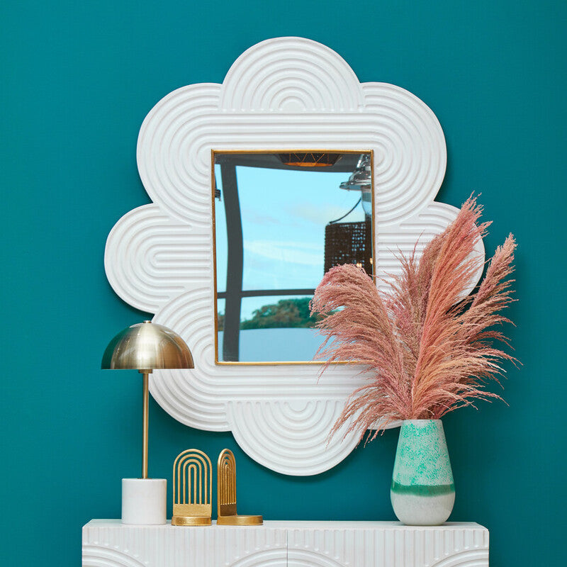 Celia Large Turquoise & White Ombre Vase