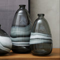 Halla Large Grey Bottle Vase