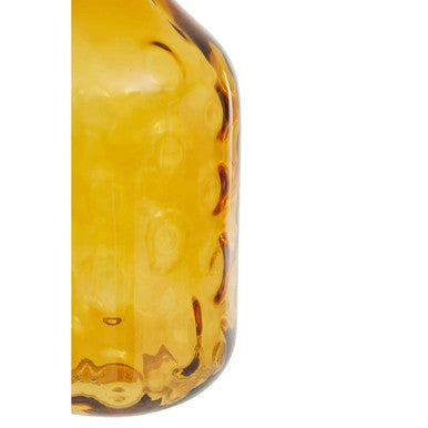 Huda Tall Bottle Glass Orange Vase