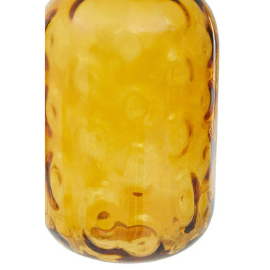 Huda Tall Bottle Glass Orange Vase