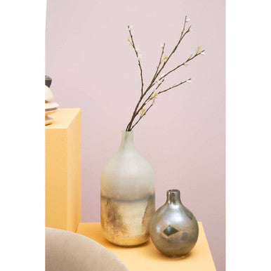 Herbie Small Metal Bottle Vase