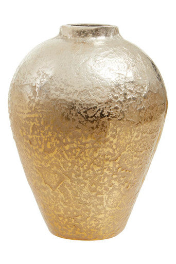 Dion Small Ombre Silver & Gold Vase