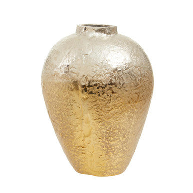 Dion Small Ombre Silver & Gold Vase