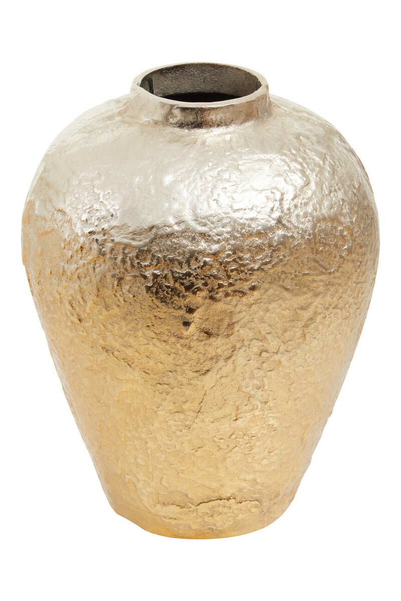 Dion Large Ombre Silver & Gold Vase