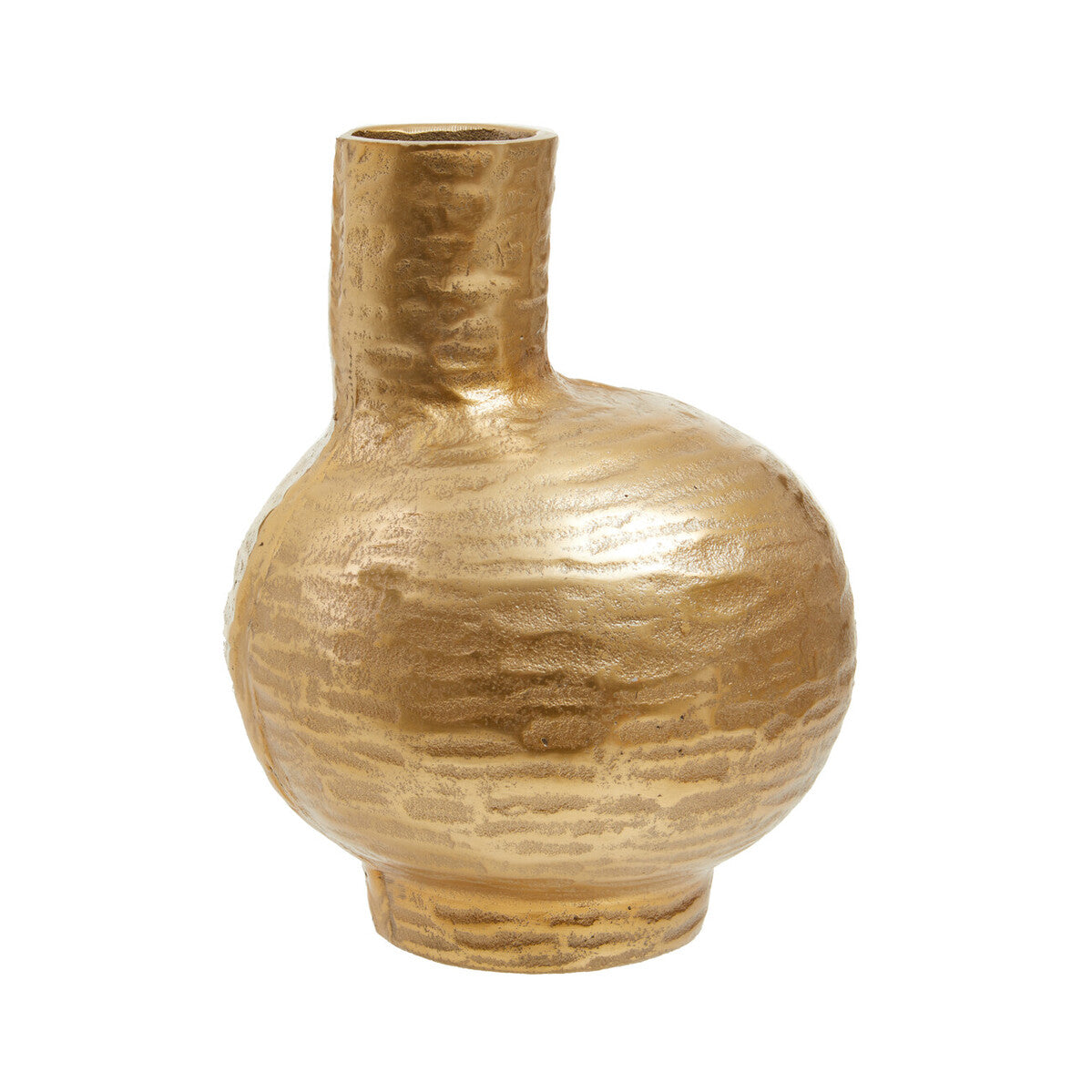 Deomali Small Abstract Gold Vase