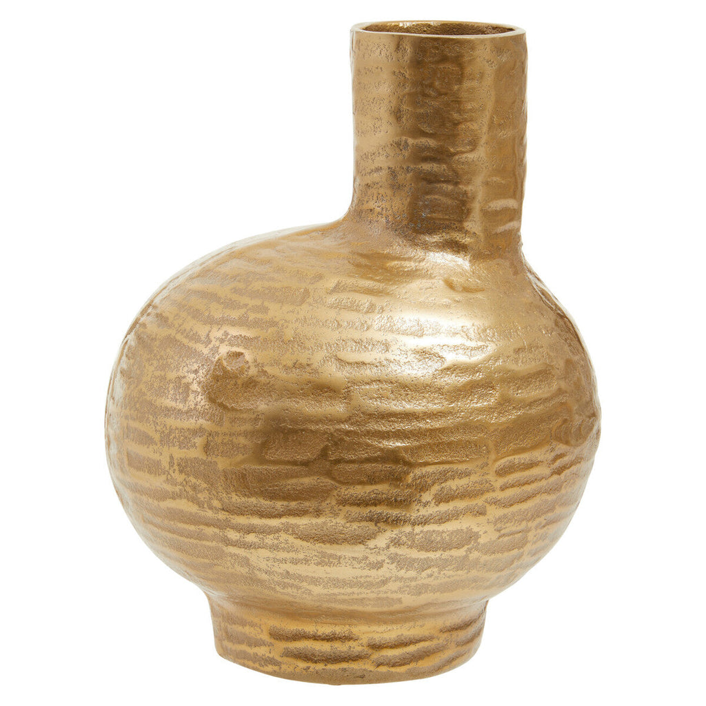 Deomali Small Abstract Gold Vase