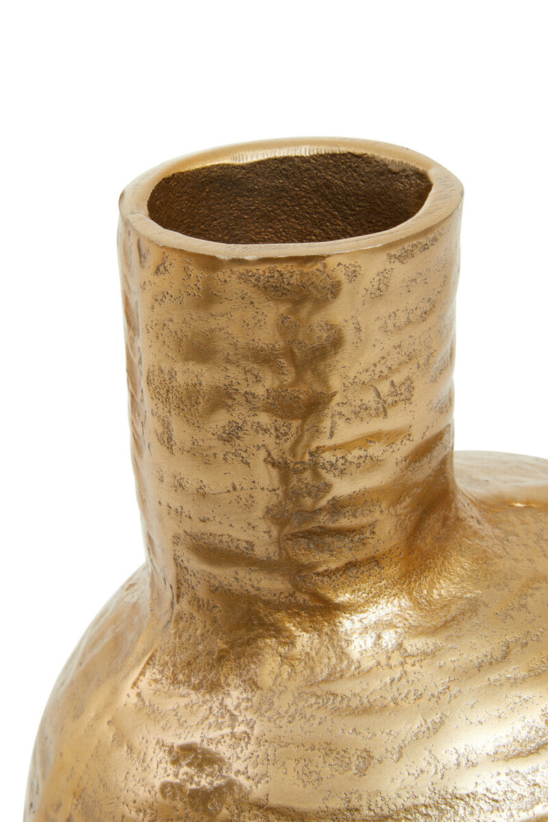 Deomali Small Abstract Gold Vase