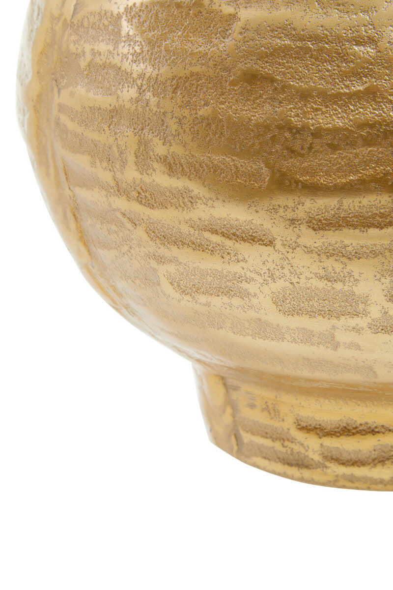 Deomali Small Abstract Gold Vase