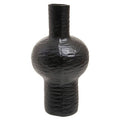 Deomali Large Abstract Black Vase
