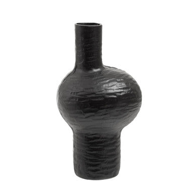 Deomali Large Abstract Black Vase