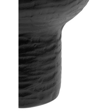 Deomali Large Abstract Black Vase