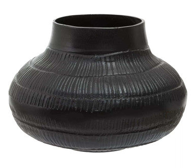 Deomali Small Black Vase