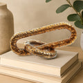 Prato Hammered Gold Chain Sculpture