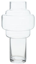 Cayden Stacked Design Large Glass Vase
