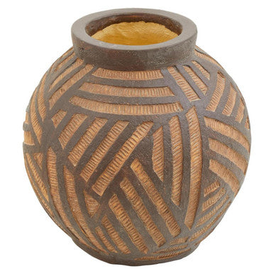 Darnell Round Brown Vase
