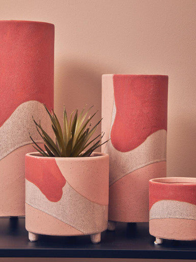 Jada Small Earthenware Natural Vase