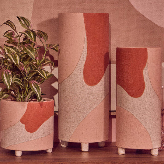 Jada Small Earthenware Natural Vase