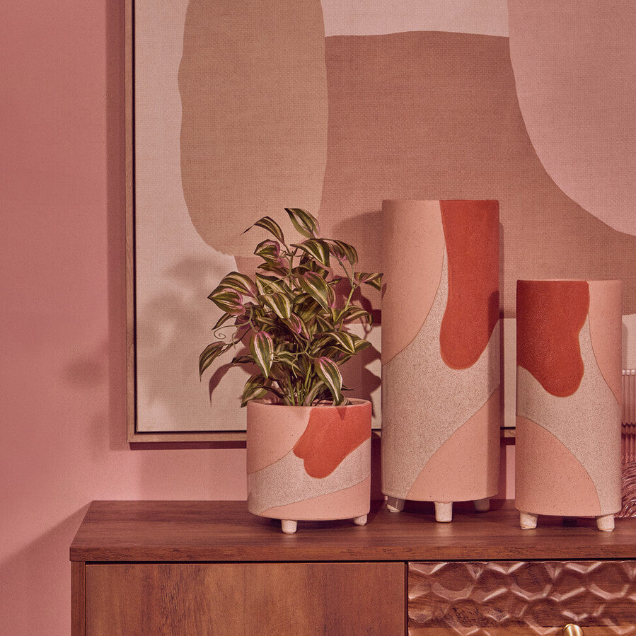 Jada Large Terracotta Contemporary Vase