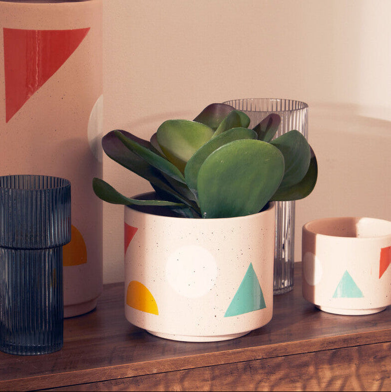 Jada Small Abstract Plant Pot
