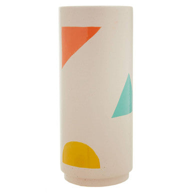 Jada Small Abstract Ceramic Natural Vase