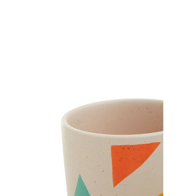 Jada Small Abstract Ceramic Natural Vase