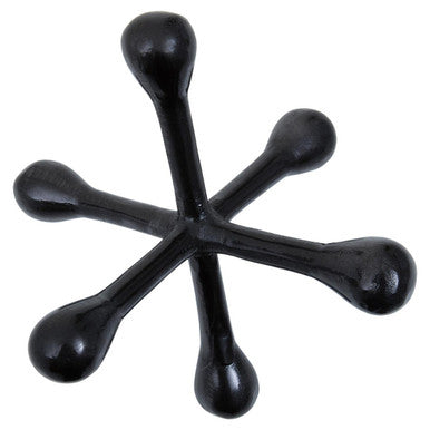 Prato Black Nickel Jack Sculpture