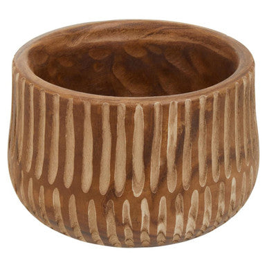 Arlo Large Brown & Natural Wooden Planter