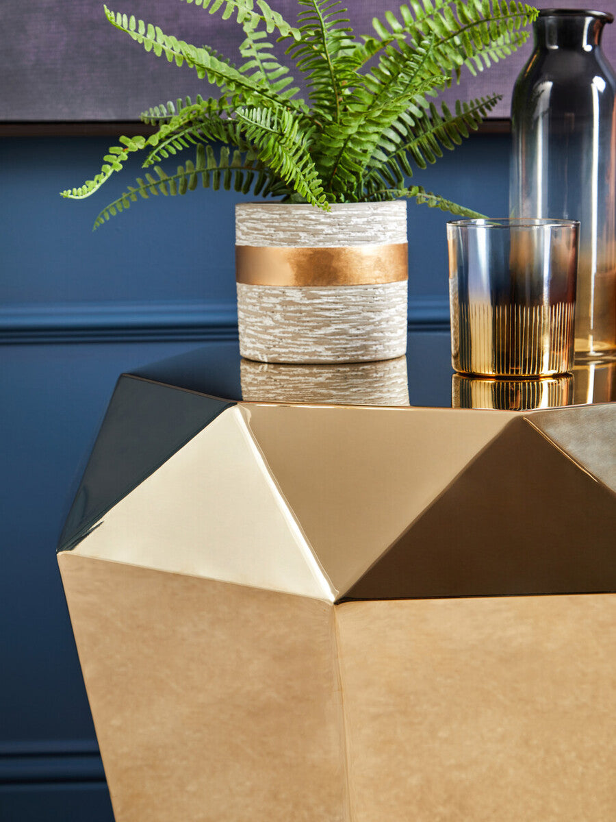 Glynn Black & Gold Medium Vase
