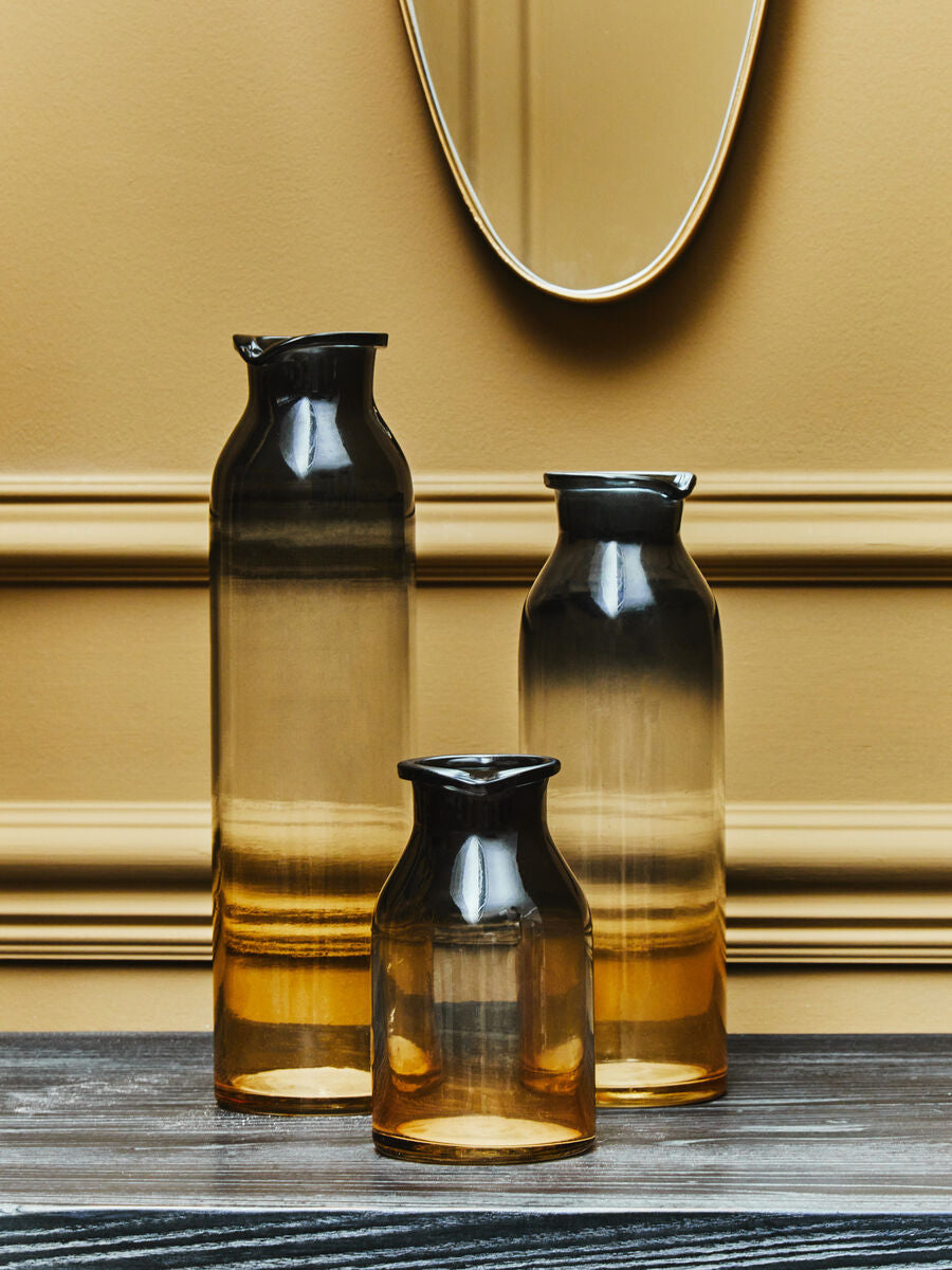 Glynn Black & Gold Small Vase