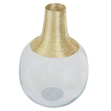 Glynn Glass & Gold Large Vase