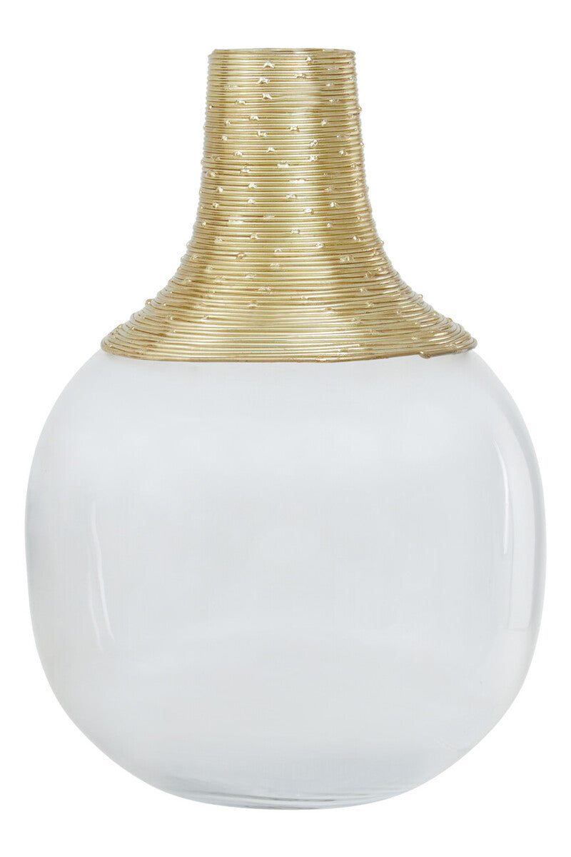 Glynn Glass & Gold Small Vase