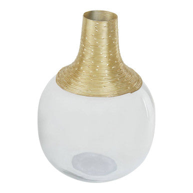 Glynn Glass & Gold Small Vase