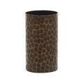 Akola Small Antique Gold Metal Vase