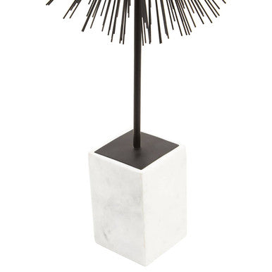Mirano Black Starburst Sculpture