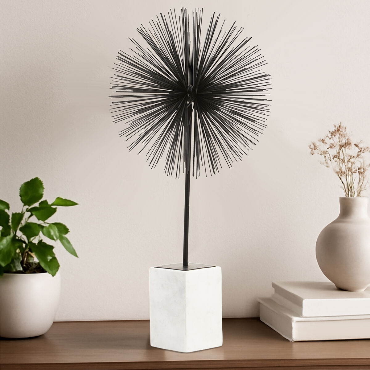 Mirano Black Starburst Sculpture