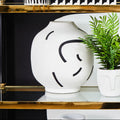 Tundra Black & White Vase
