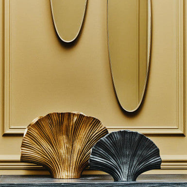 Danna Large Gold Ginkgo Vase