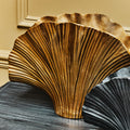 Danna Large Gold Ginkgo Vase