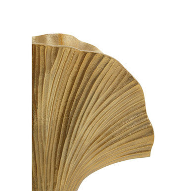 Danna Large Gold Ginkgo Vase