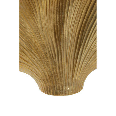 Danna Large Gold Ginkgo Vase