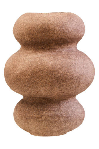 Sanai Cotton Mache & Coco Shell Bubble Vase