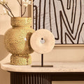 Zoro Extra Small Cream Marble Round Dia 15Cm Disc Sculpture