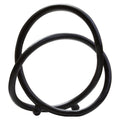 Prato Matte Black Nickel Twist Sculpture