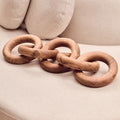 Cato Natural Wooden 5 Link Chain Decor