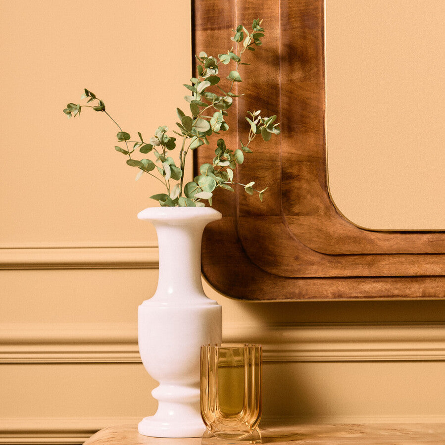 Zoro White Marble Vase