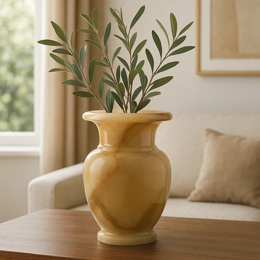 Oleena Onyx Natural Vase