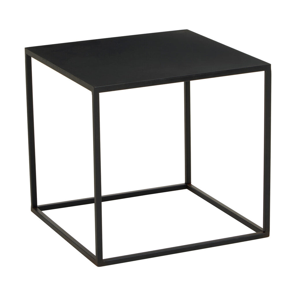 Three Piece Black & White Ombre Coffee Table Set With Slim Metal Frame, Ramus