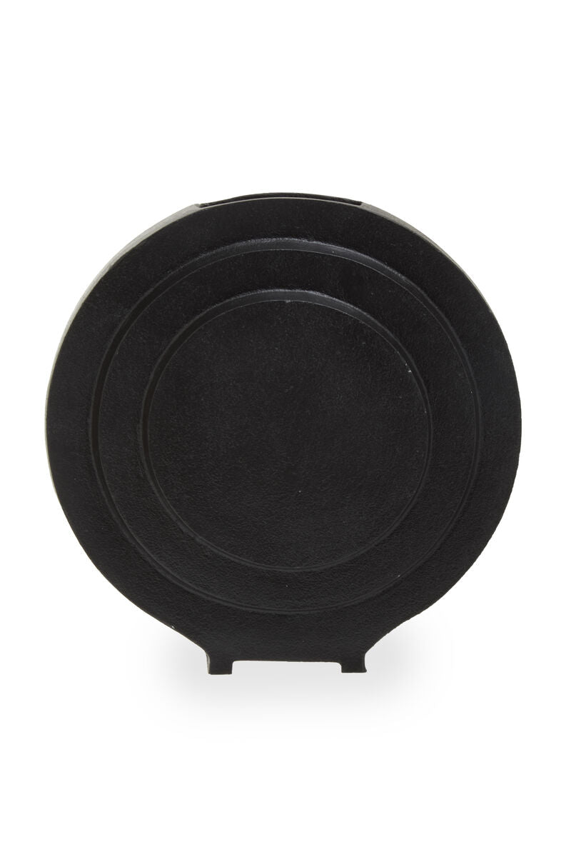 Hapax Round Matt Black Vase