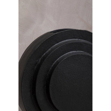 Hapax Round Matt Black Vase